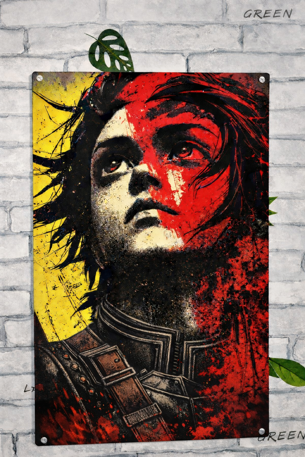 Plaque Aluminium Tanjiro – Souffle du Soleil