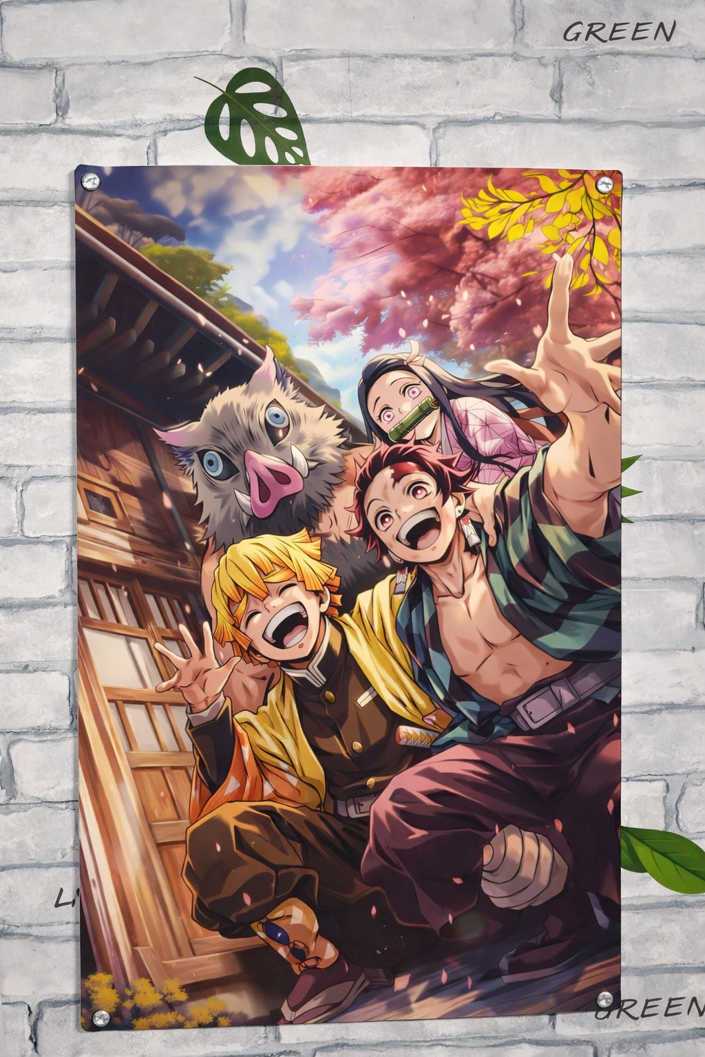 Plaque Aluminium Demon Slayer – Esprit d’Équipe