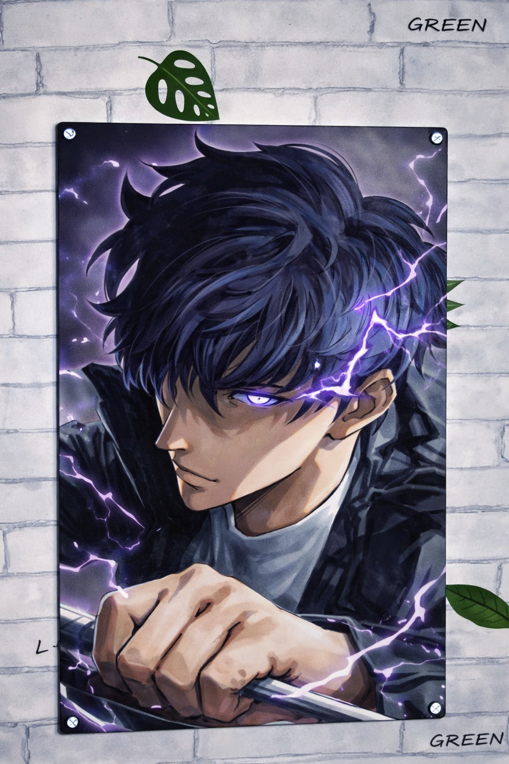 Plaque Aluminium Jinwoo – Ombre Éveillée