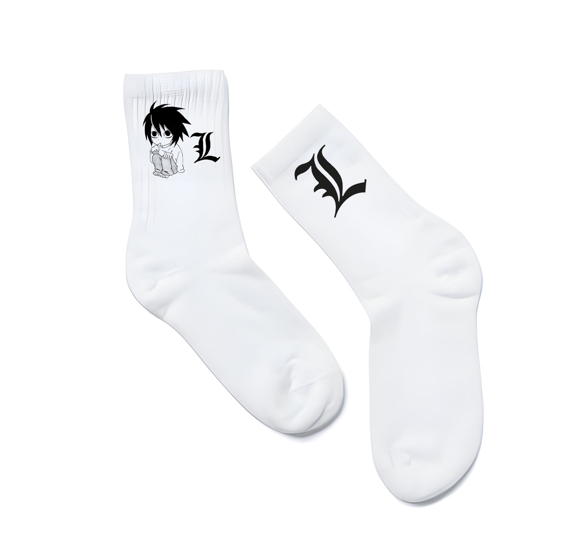 Chaussettes L Death Note – Style Anime Japonais | Confort & Design Unique