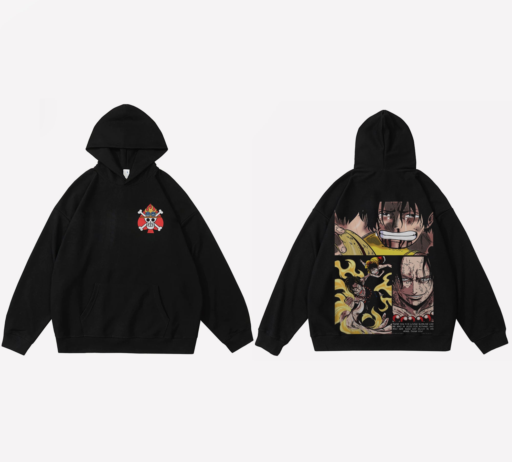 Portugas D Asce death - One piece -  Capuche