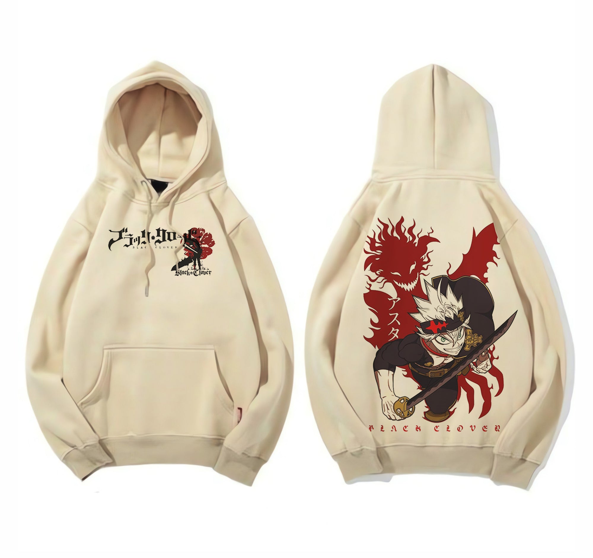 Asta Red - Black clover - Capuche
