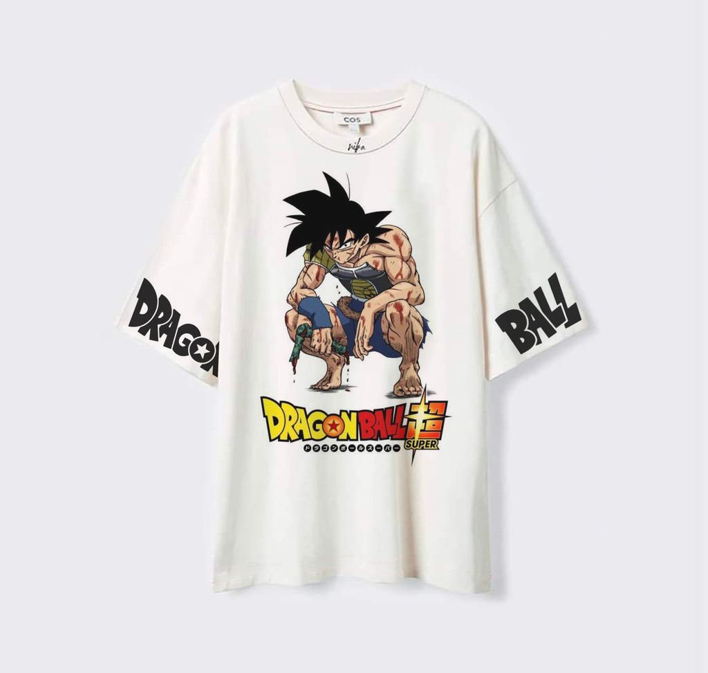 Bardock - DragonBall - Blanc - T-shirt