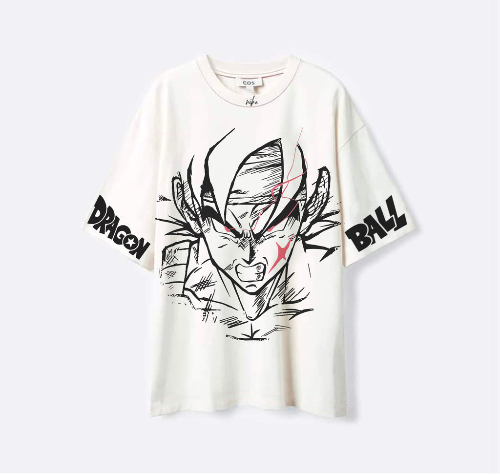 Bardock illustration- DragonBall - Blanc - T-shirt