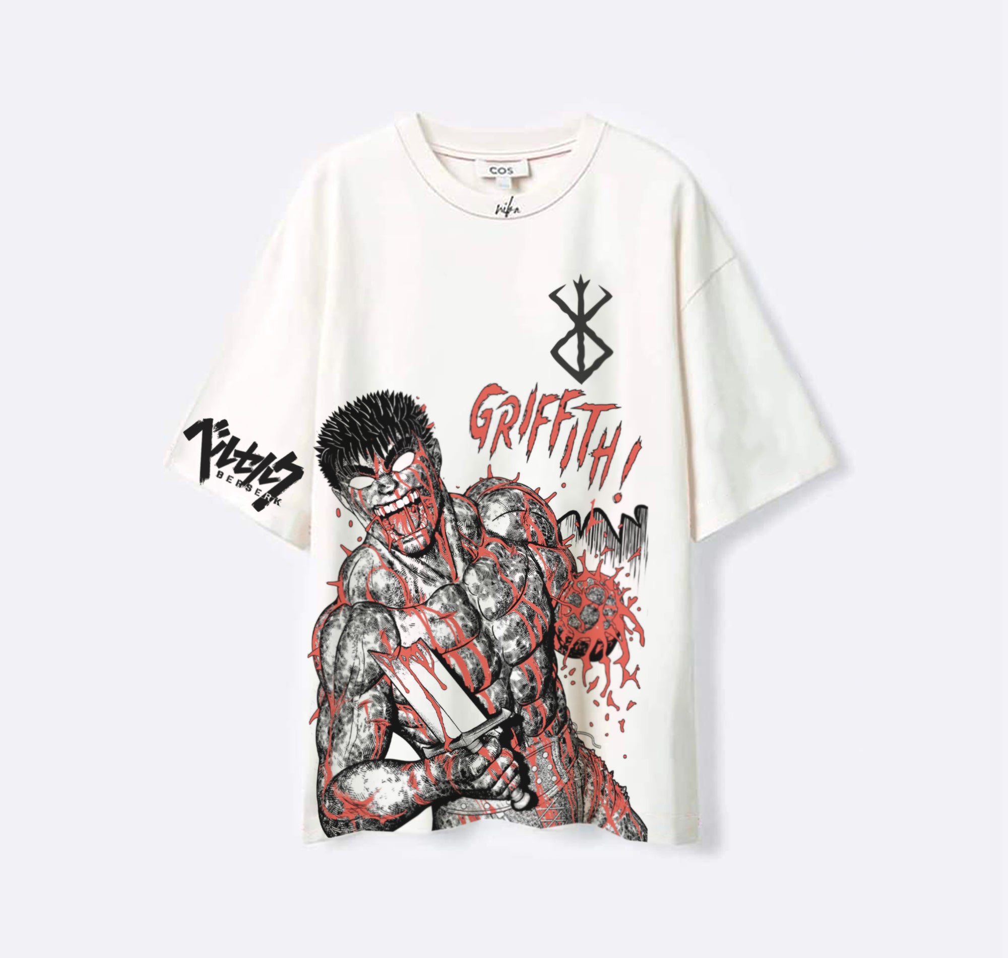 Guts Berserk Red - Blanc - T-shirt