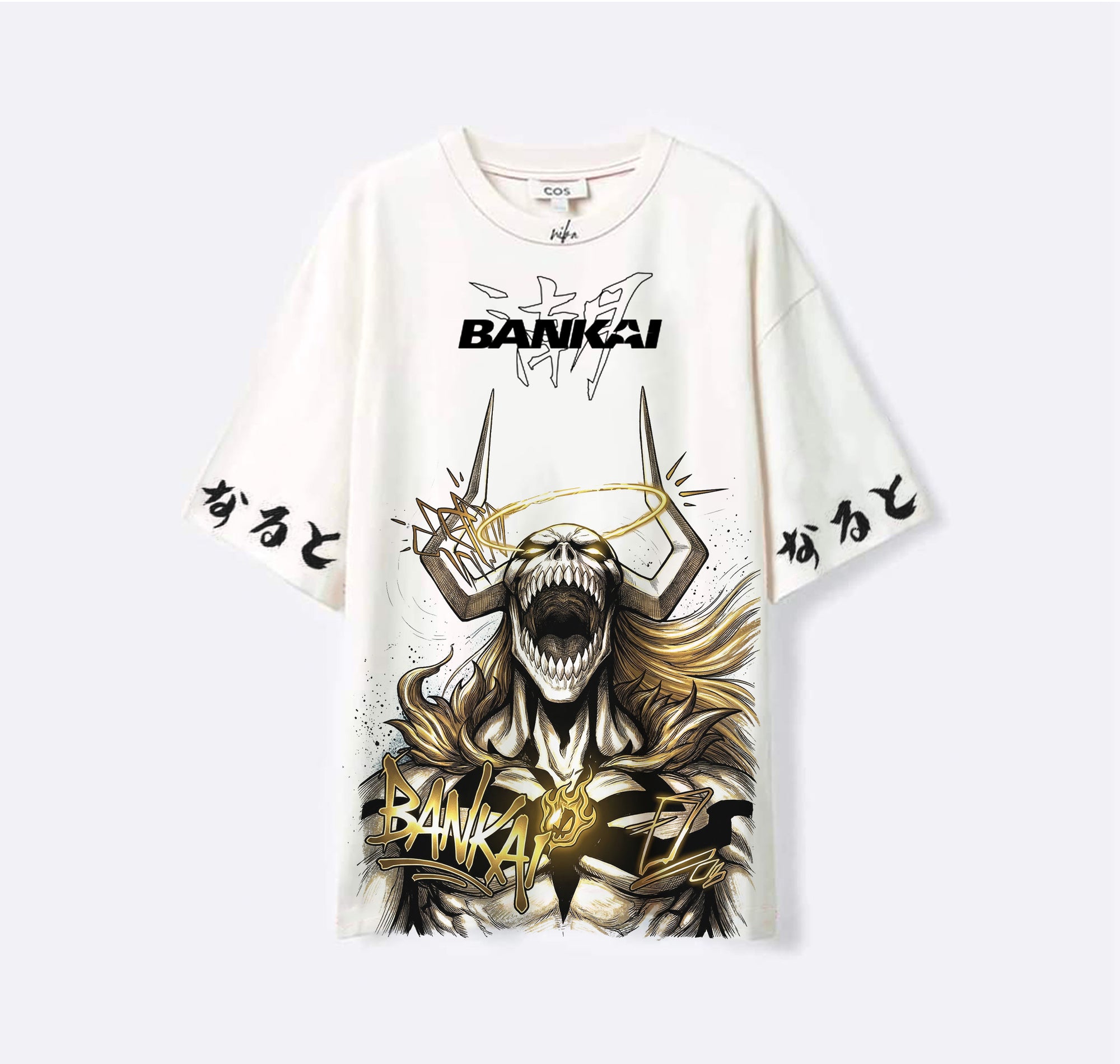 Ichigo hollow vs ulquiorra- Bleach - Blanc - Tshirt