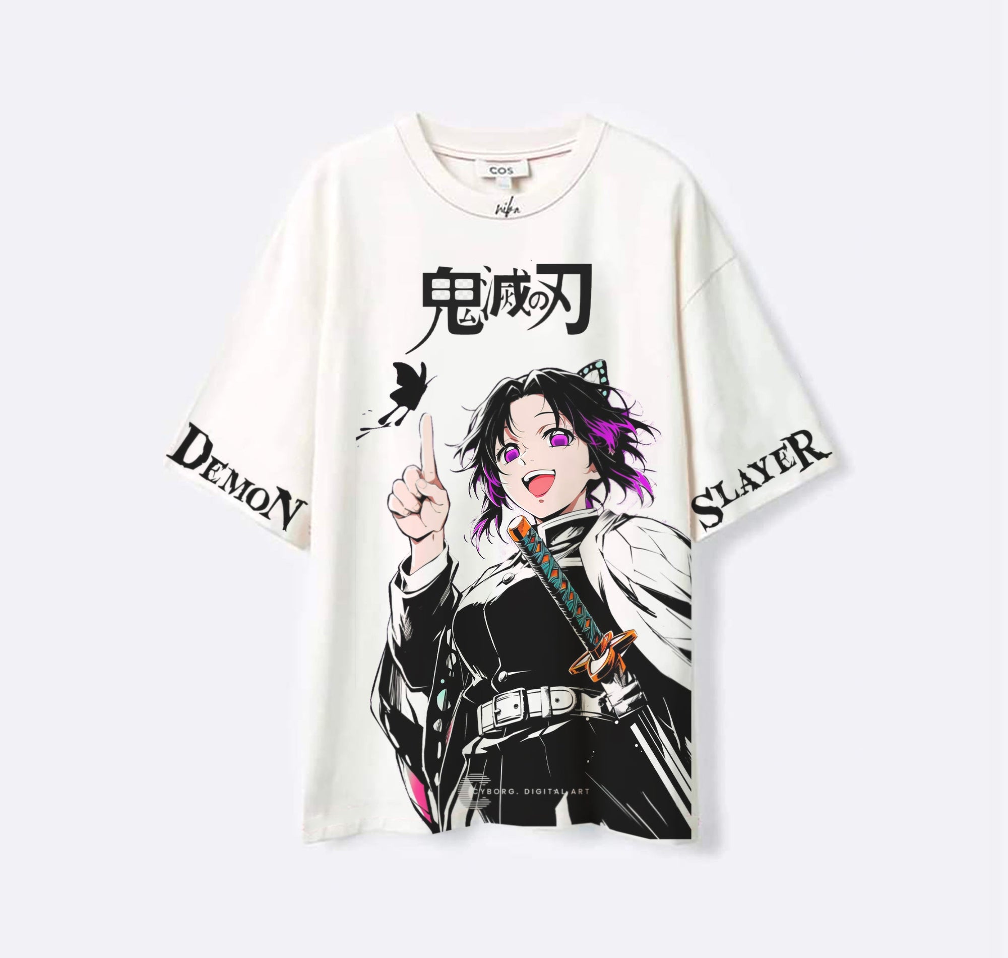 Shinobu Kocho - Demon Slayer - Blanc - T-shirt