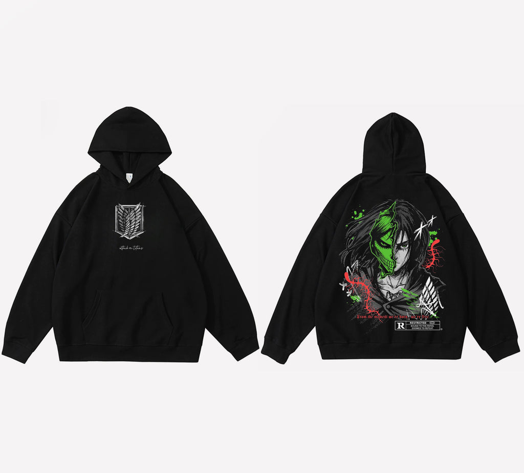 Eren yeager - Noir - Capuche