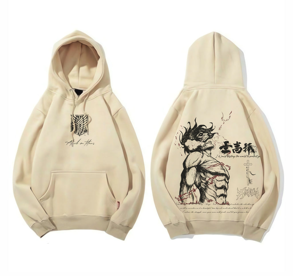 Eren yeager Attacker  -AOT - Capuche