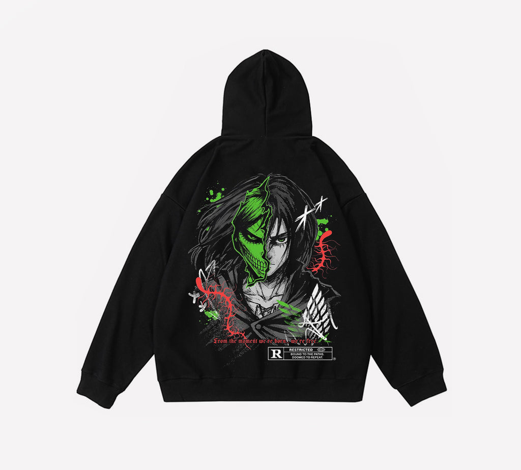 Eren yeager - Noir - Capuche