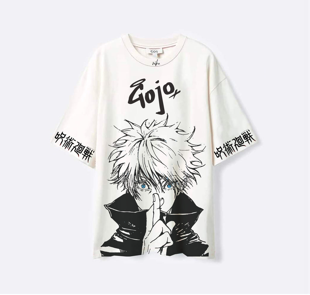 Gojo saturo  - Jujutsu kaisen - Blanc - Tshirt