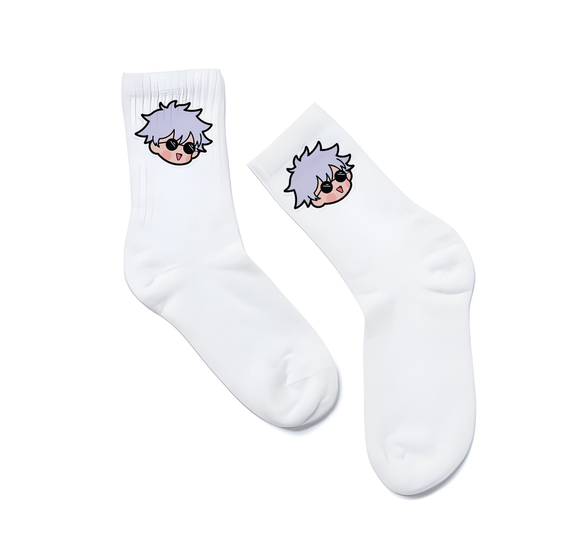 Chaussettes Saturo Gojo Jujutsu kaisen – Style Anime Japonais | Confort & Design Unique