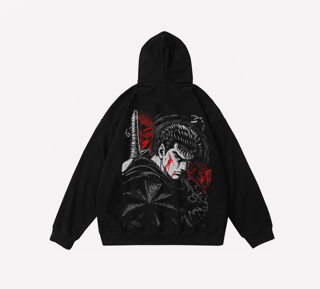 Guts berserk  - Noir - Capuche
