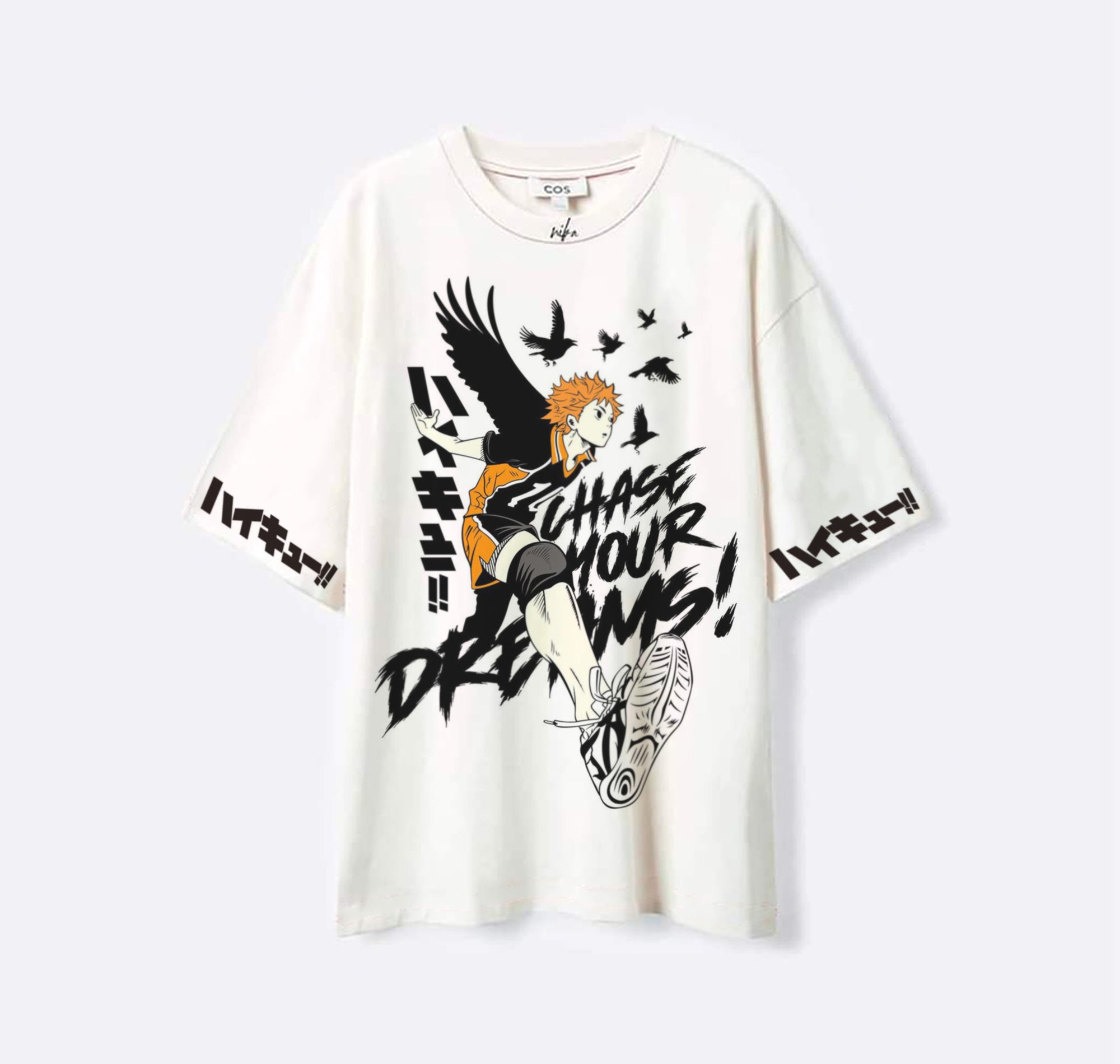 Shôyô Hinata - Haikyū!! - Blanc - Tshirt