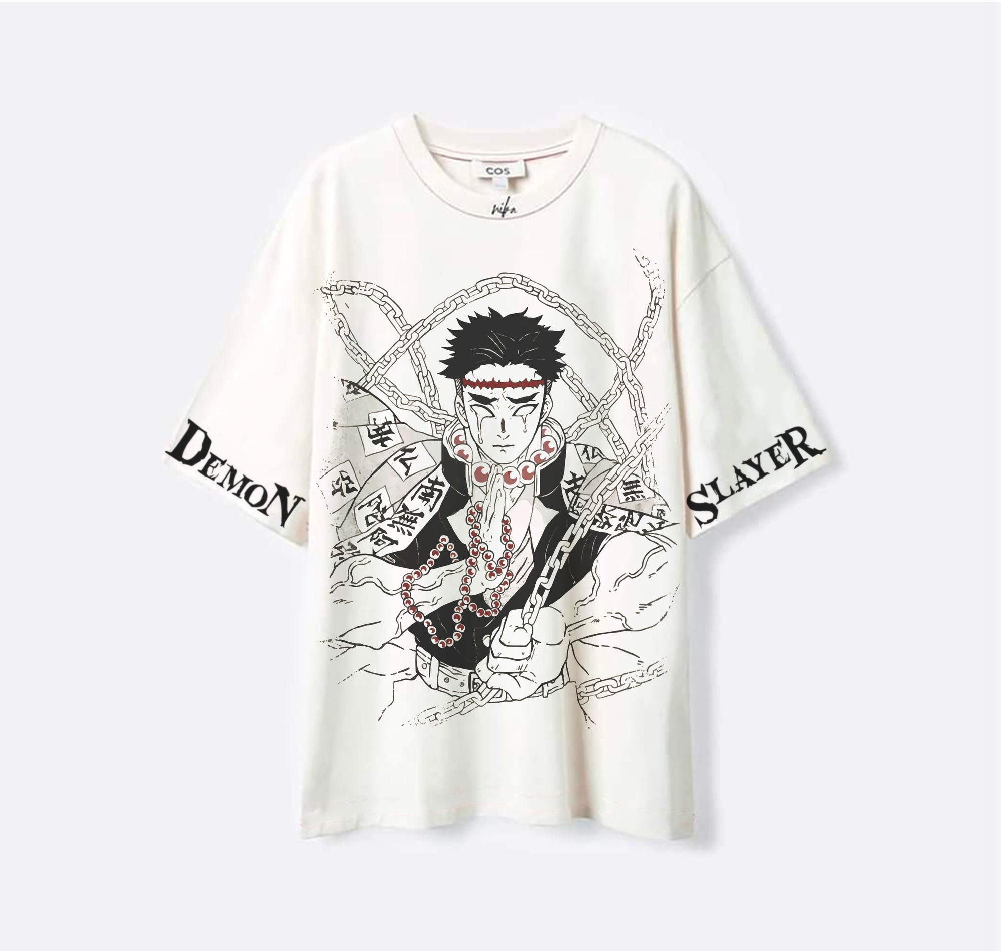 Gyomei Himejima - Demon Slayer - Blanc - T-shirt