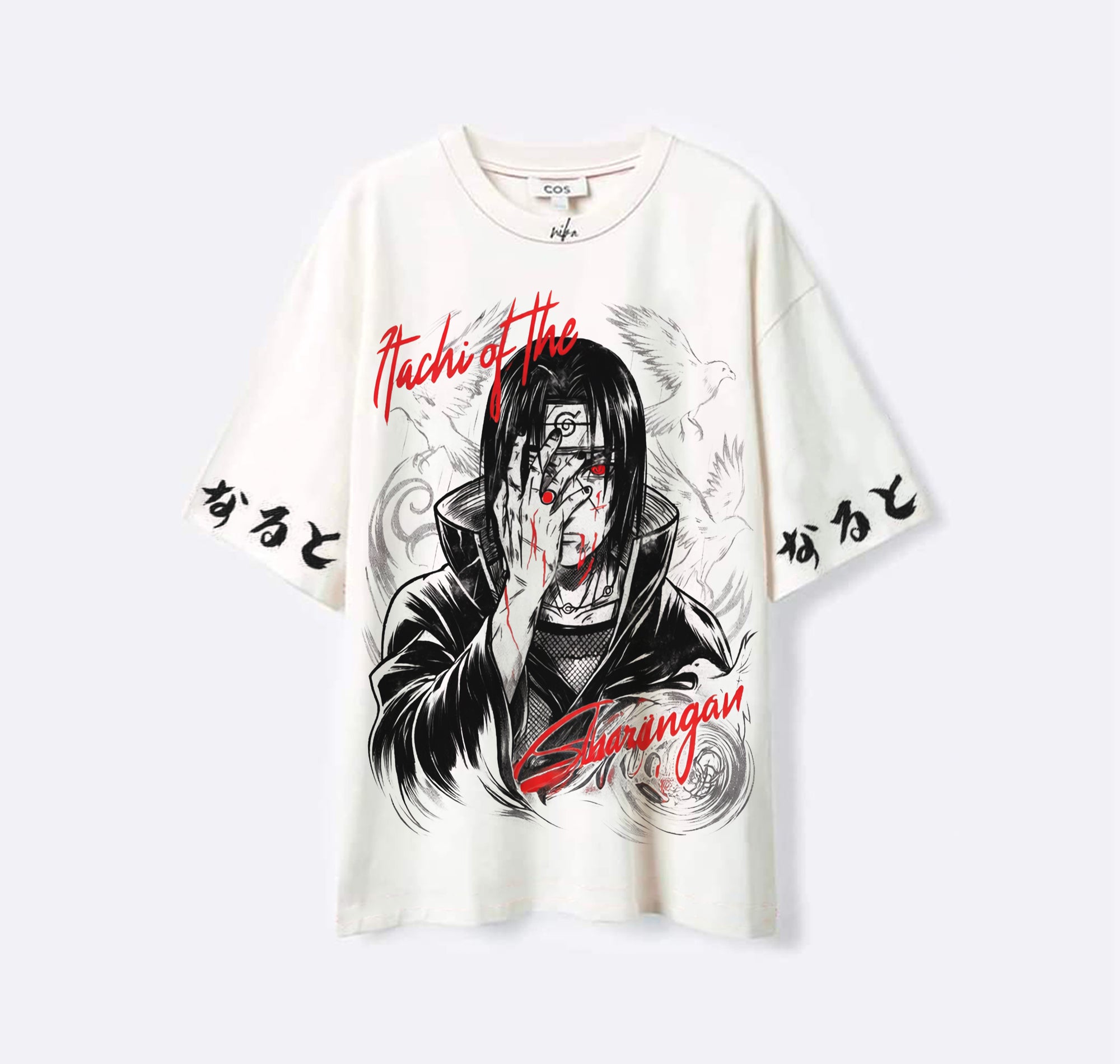 Itachi Uchiwa  2 - Naruto - Blanc - T-shirt