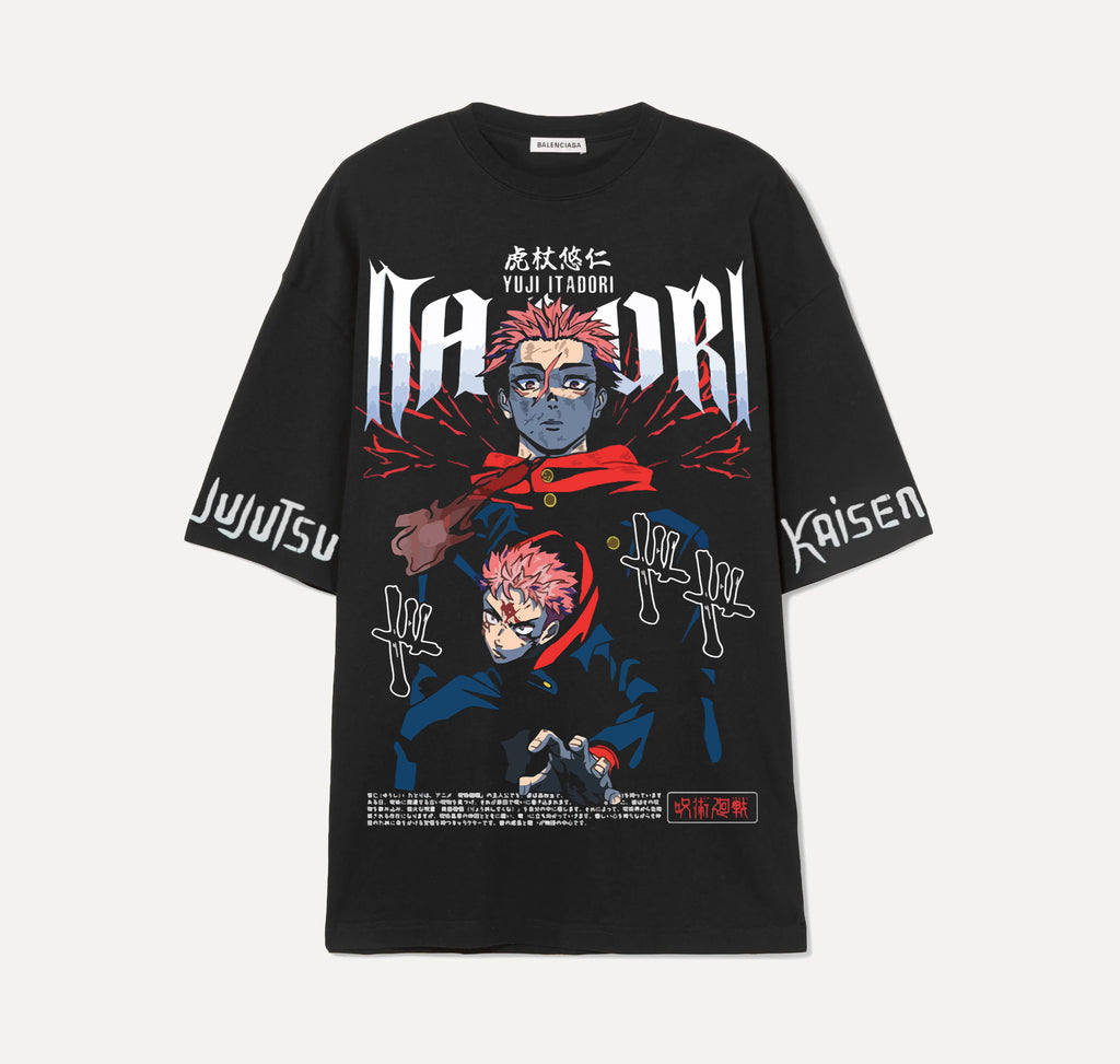 Itadori Yuji - Jujutsu Kaisen - Noir - T-shirt
