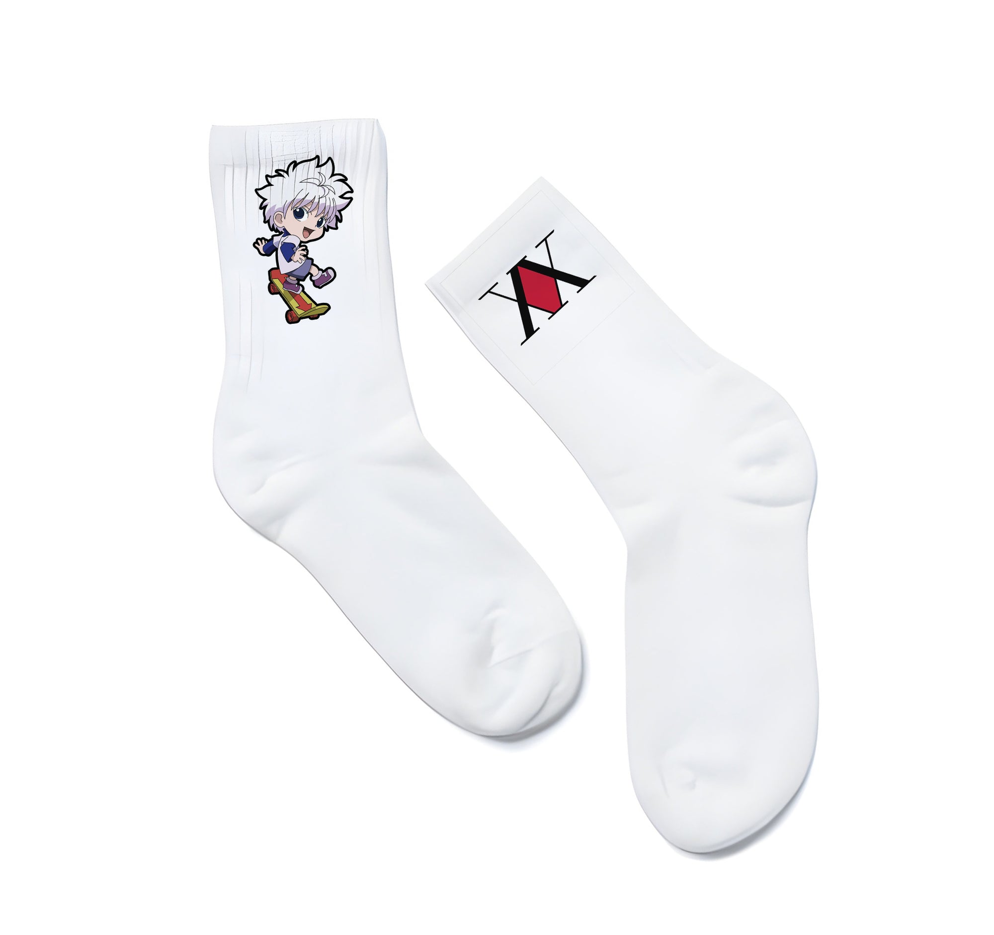 Chaussettes Killua Hunter X Hunter – Style Anime Japonais | Confort & Design Unique