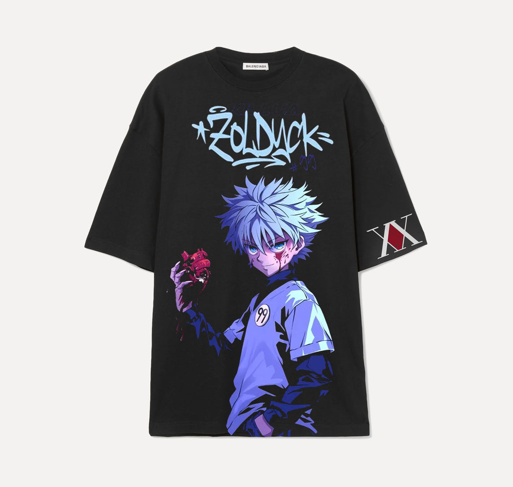 Killua - HunterXHunter - Noir - Tshirt