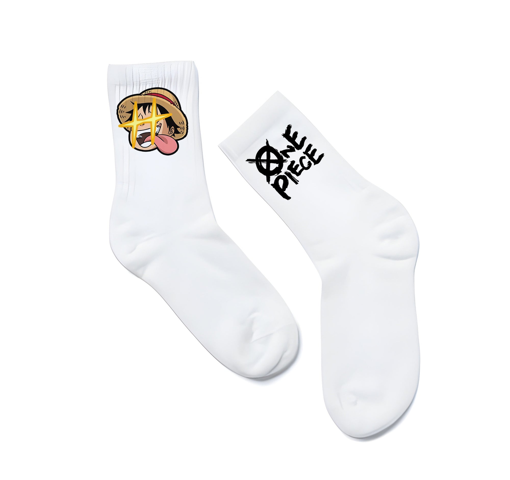 Chaussettes Monkey d Luffy – Style Anime Japonais | Confort & Design Unique