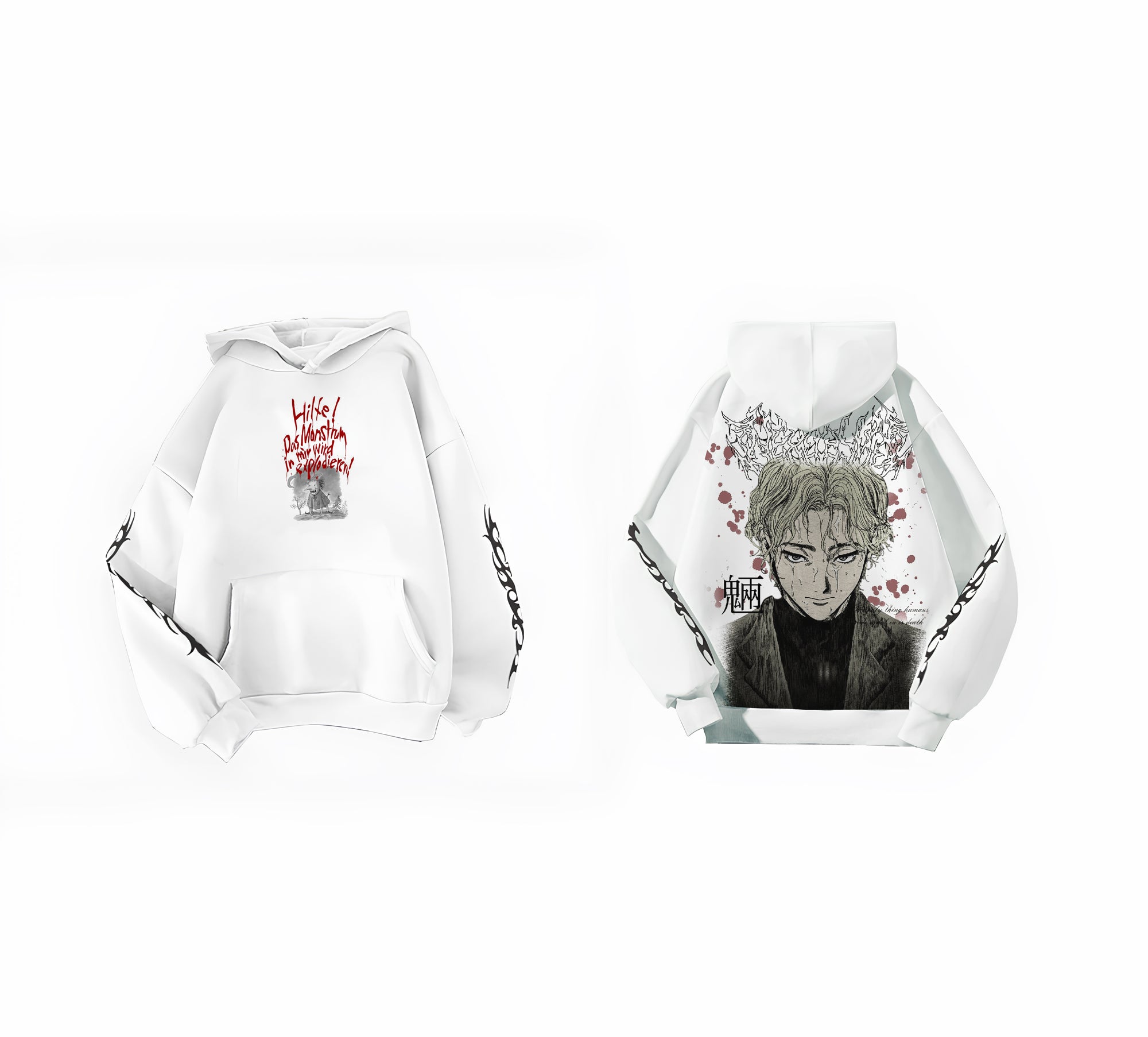Johan Liebert - Monster - Blanc - Capuche
