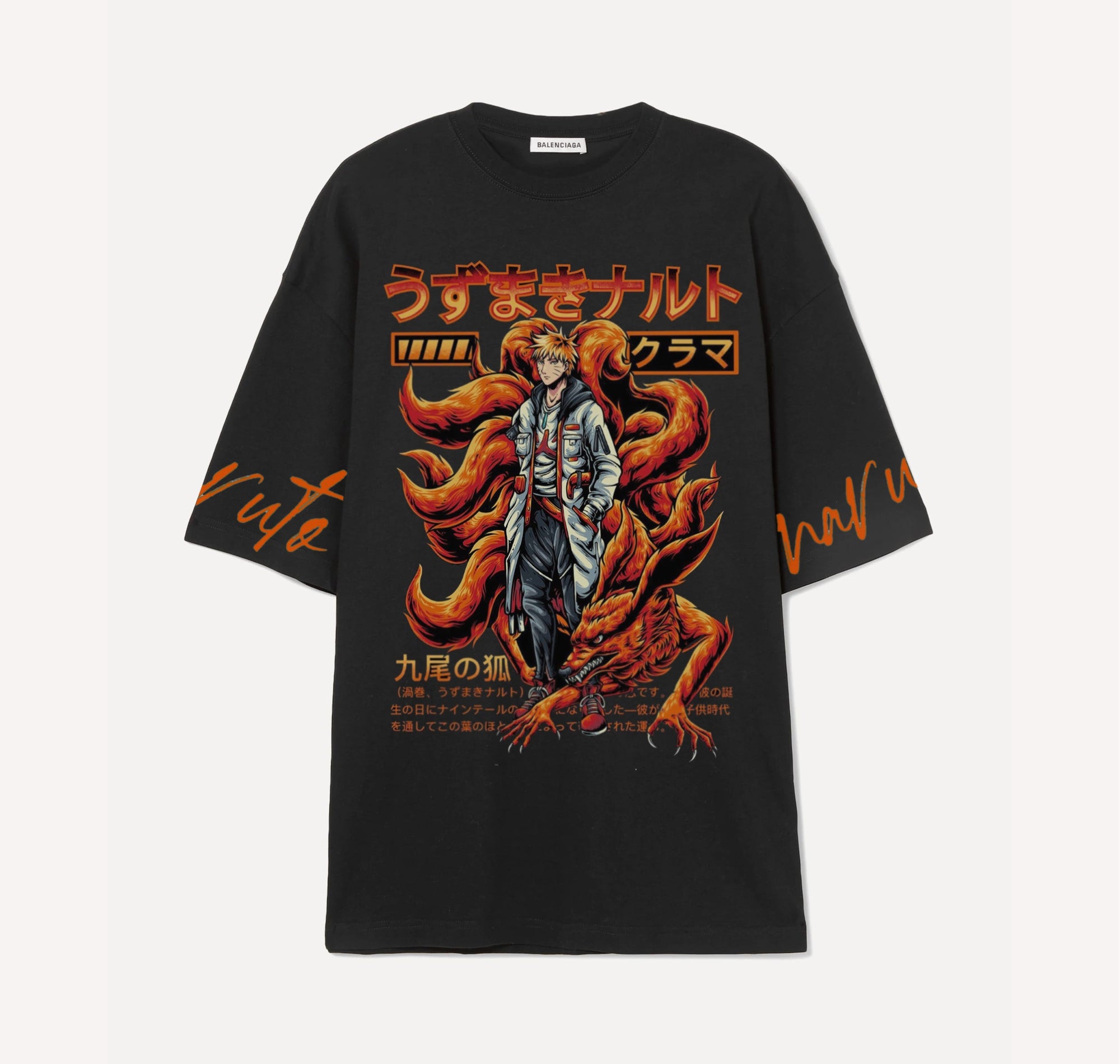Naruto Uzumaki - Naruto - Noir - T-shirt