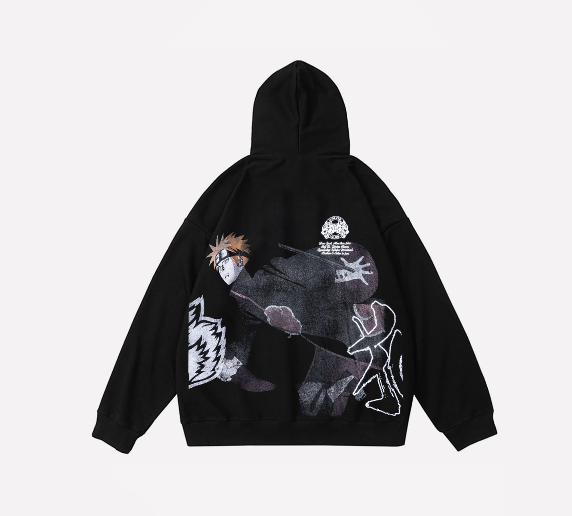 Pain Black Hoodie  - Naruto -  Capuche