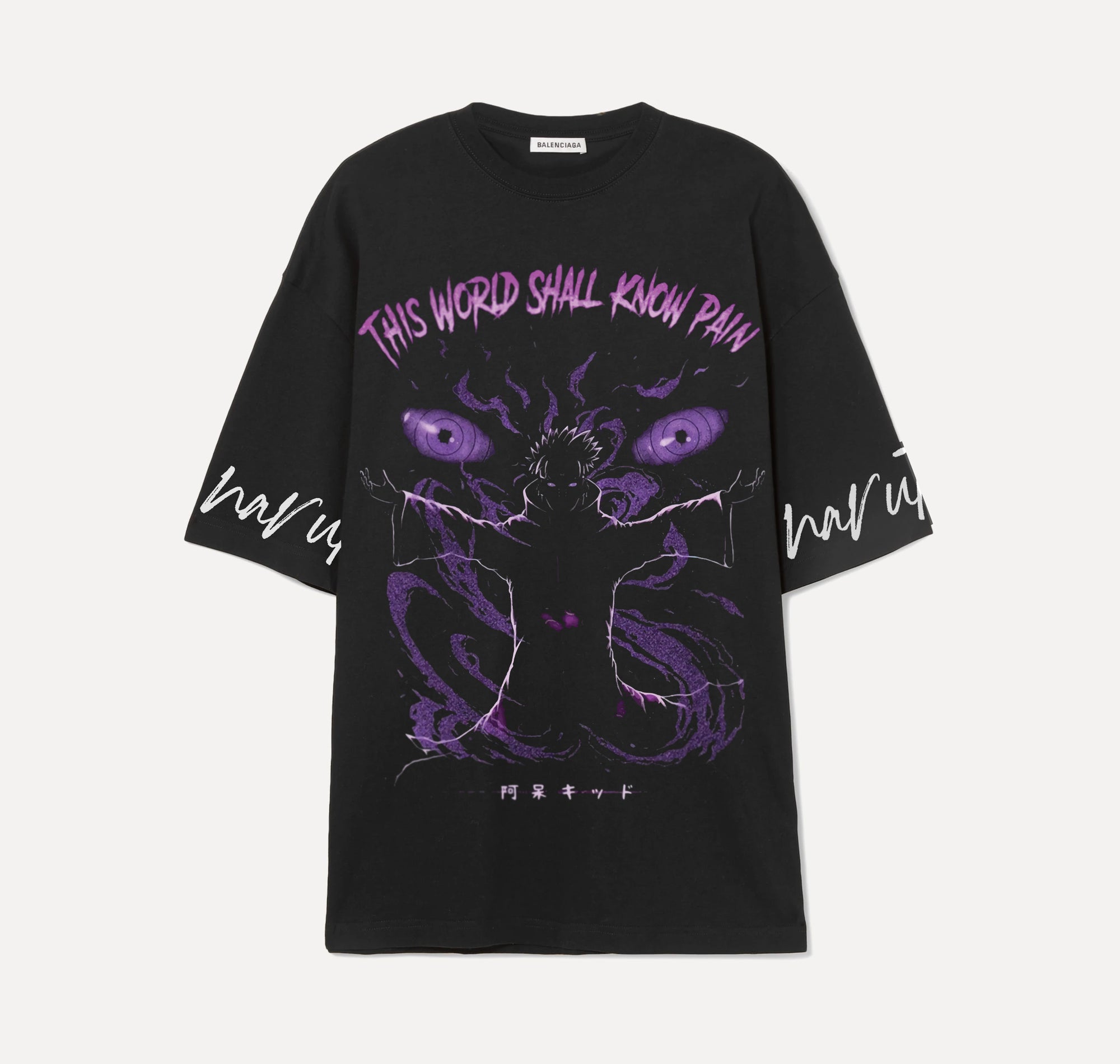 Pain blue - Naruto - Noir - T-shirt