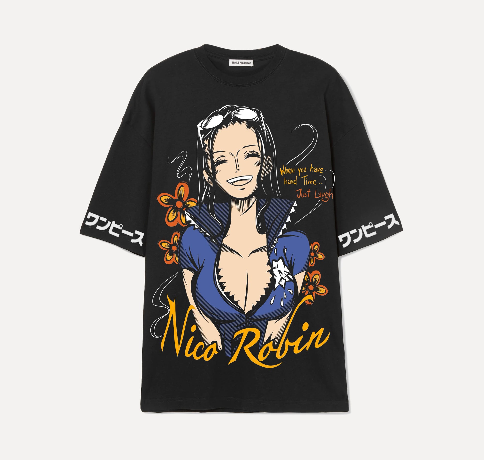 Niko Robin  - One Piece - Noir - T-shirt