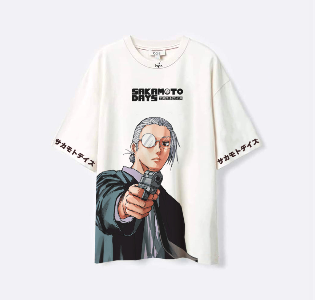 Slim Sakamoto - Sakamoto Days - Blanc - Tshirt