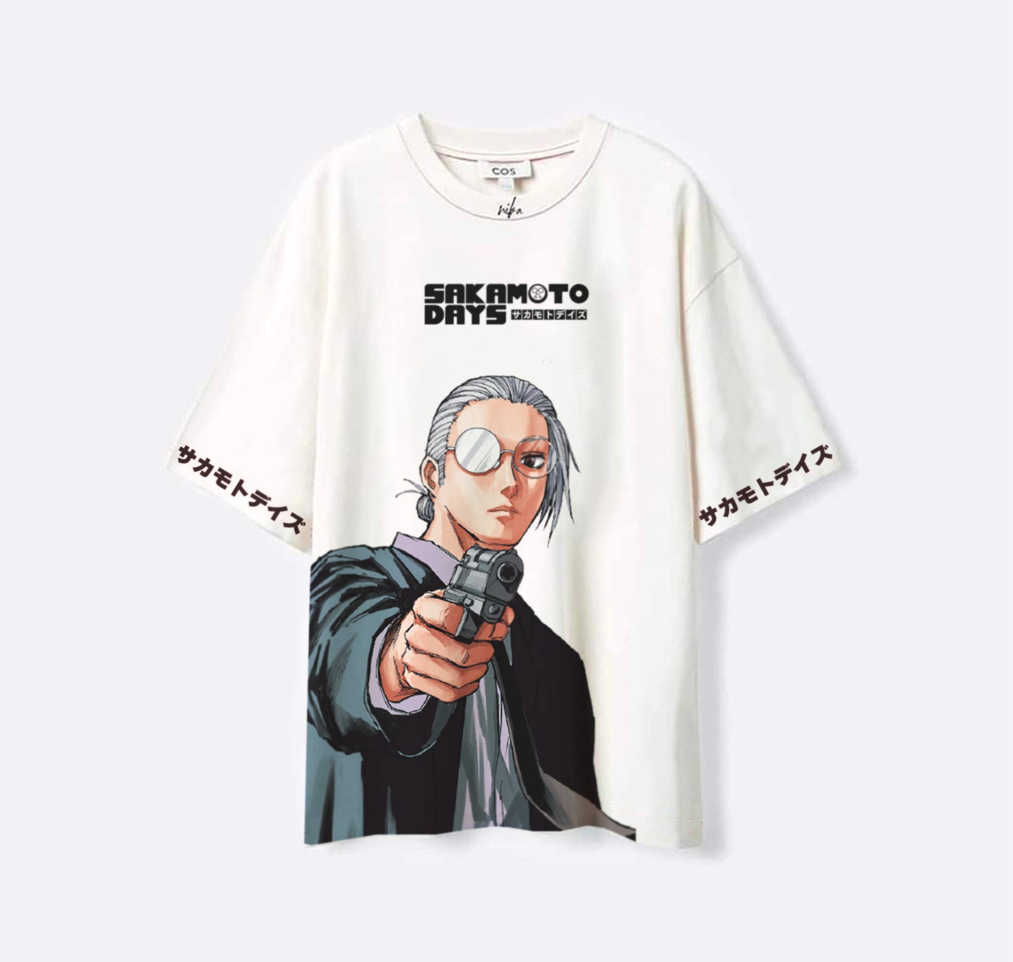 Slim Sakamoto - Sakamoto Days - Blanc - Tshirt