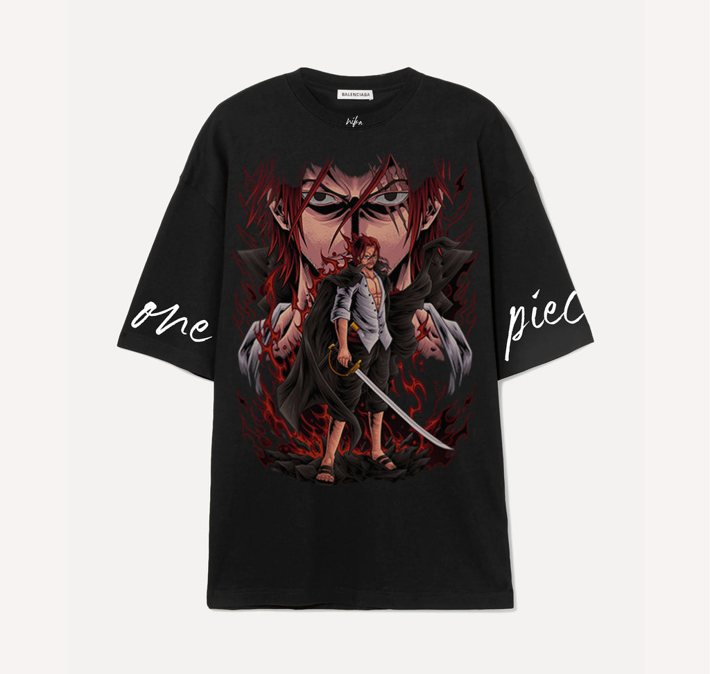 Shanks Scar - One Piece - Noir - T-shirt