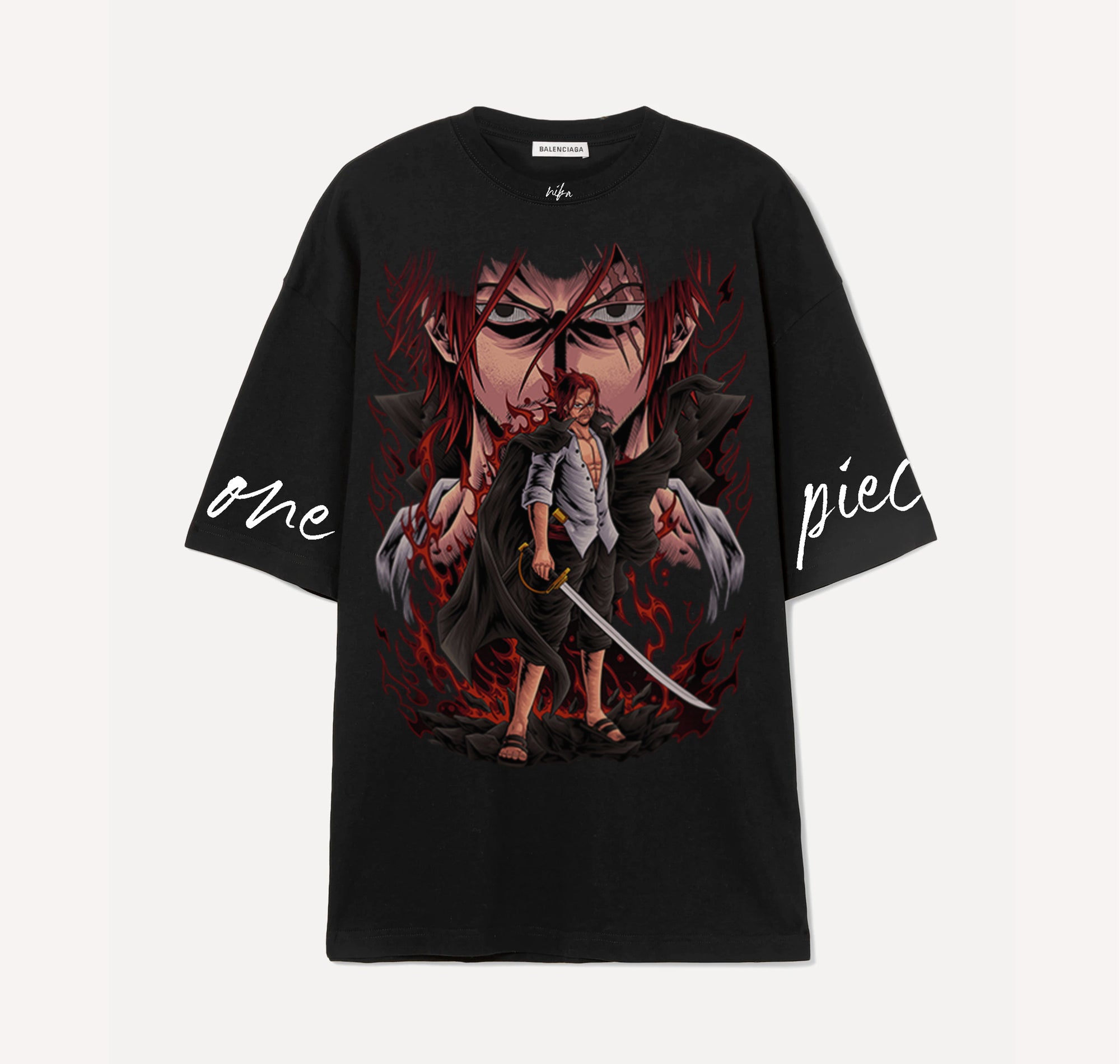 Shanks Scar - One Piece - Noir - T-shirt