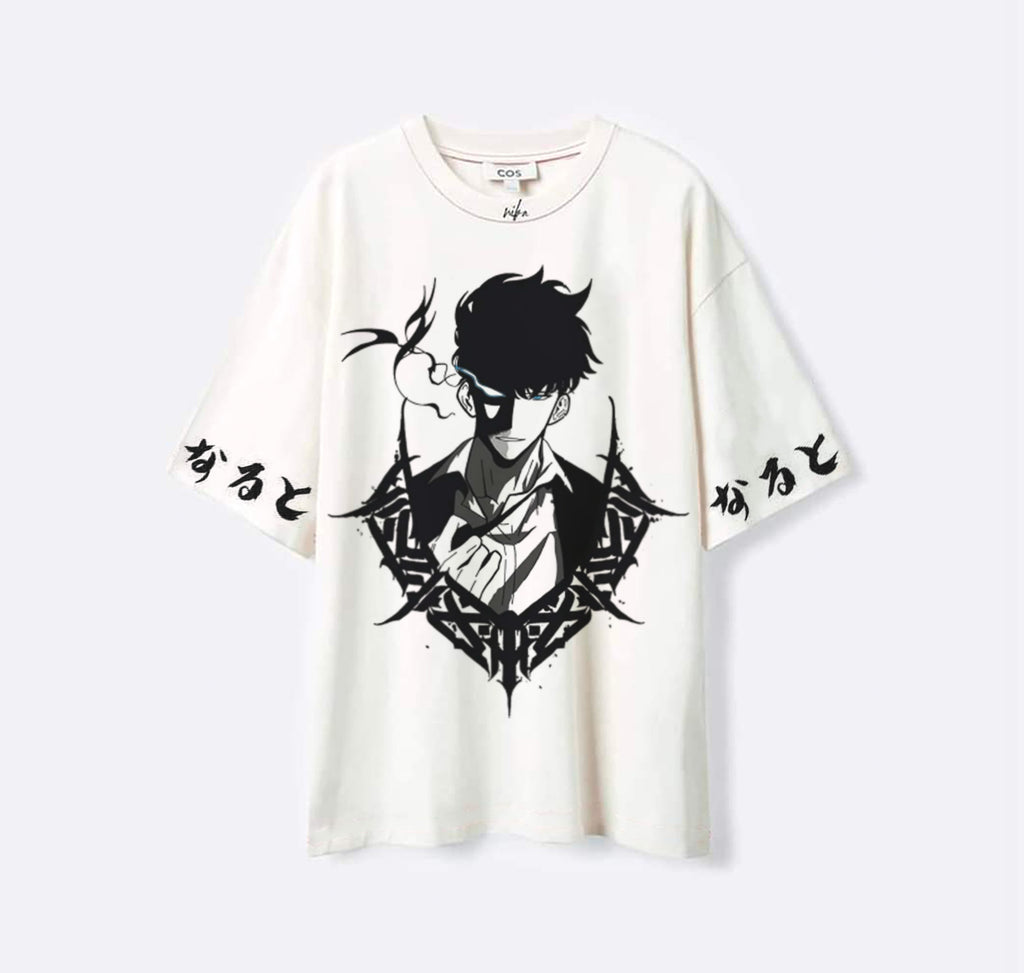 Sung Jin-woo illustration - Solo leveling - Blanc - Tshirt