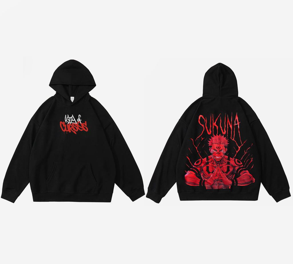 Sukuna Black - Jujutsu kaisen - Capuche