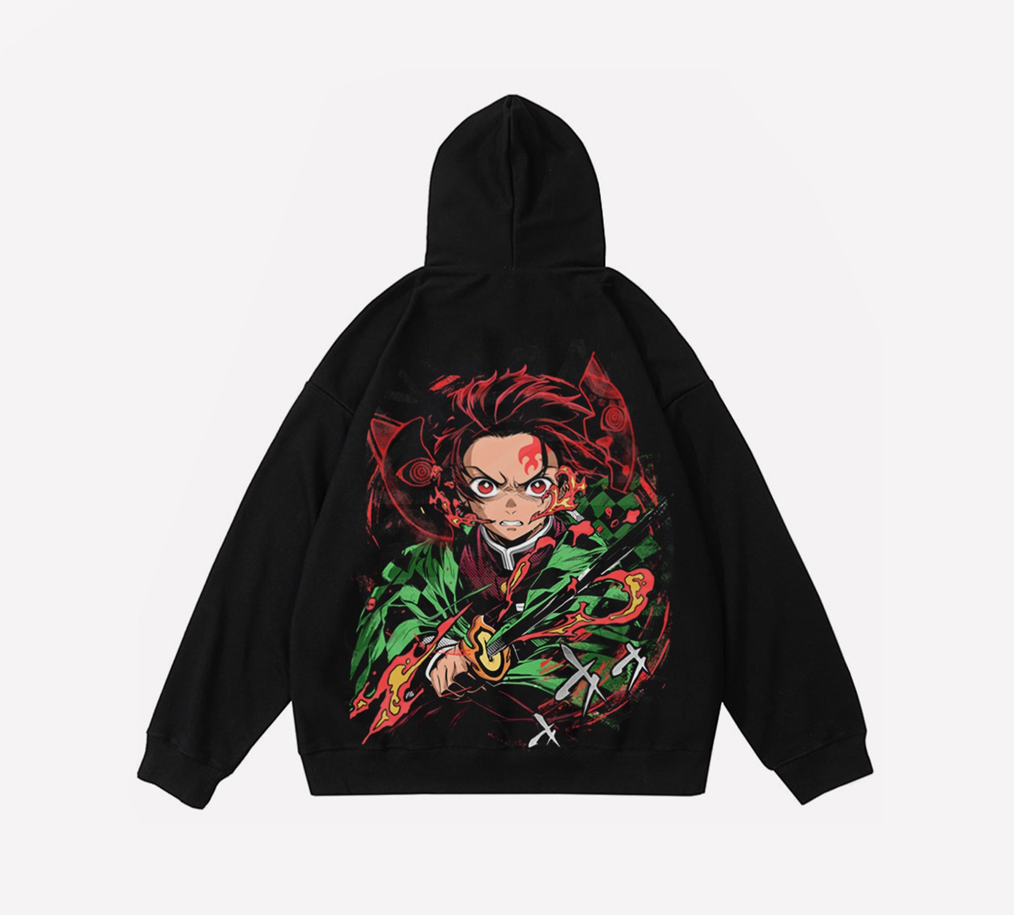 Tanjiro Noir - Demon slayer  - Capuche