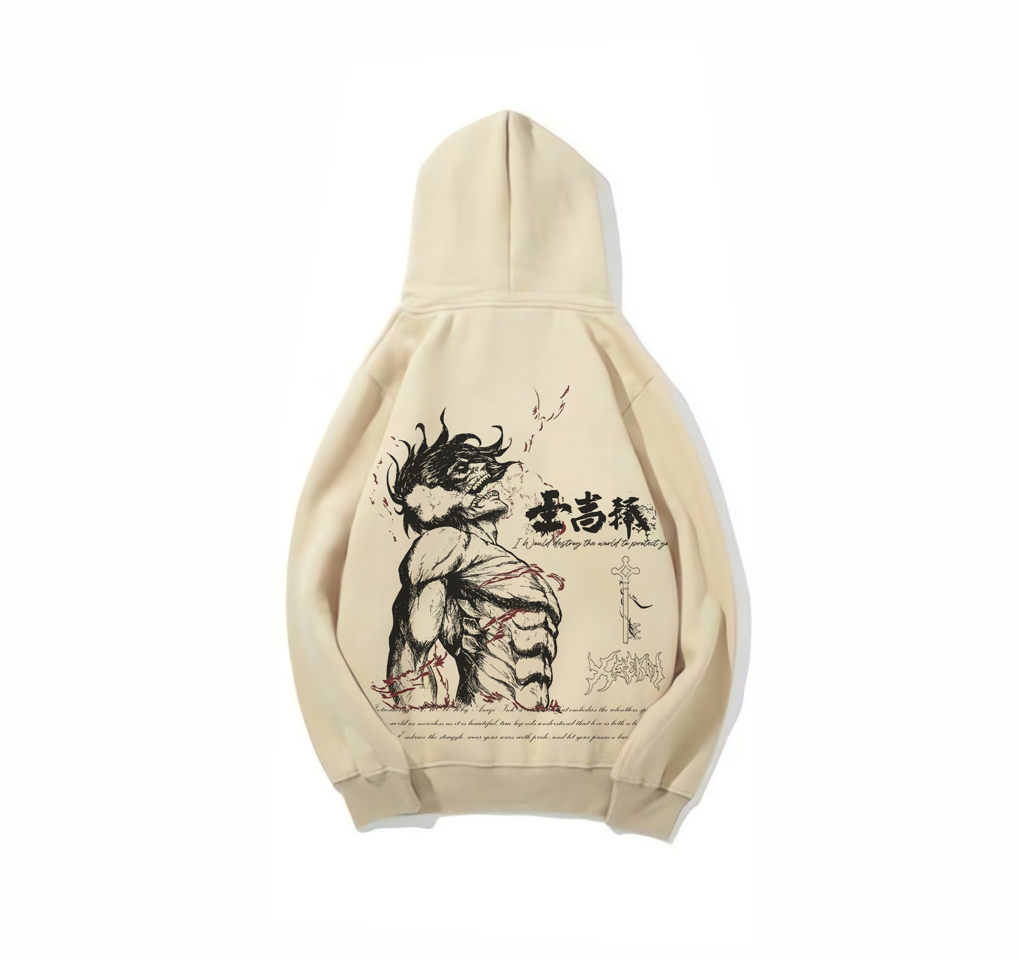 Eren yeager Attacker  -AOT - Capuche