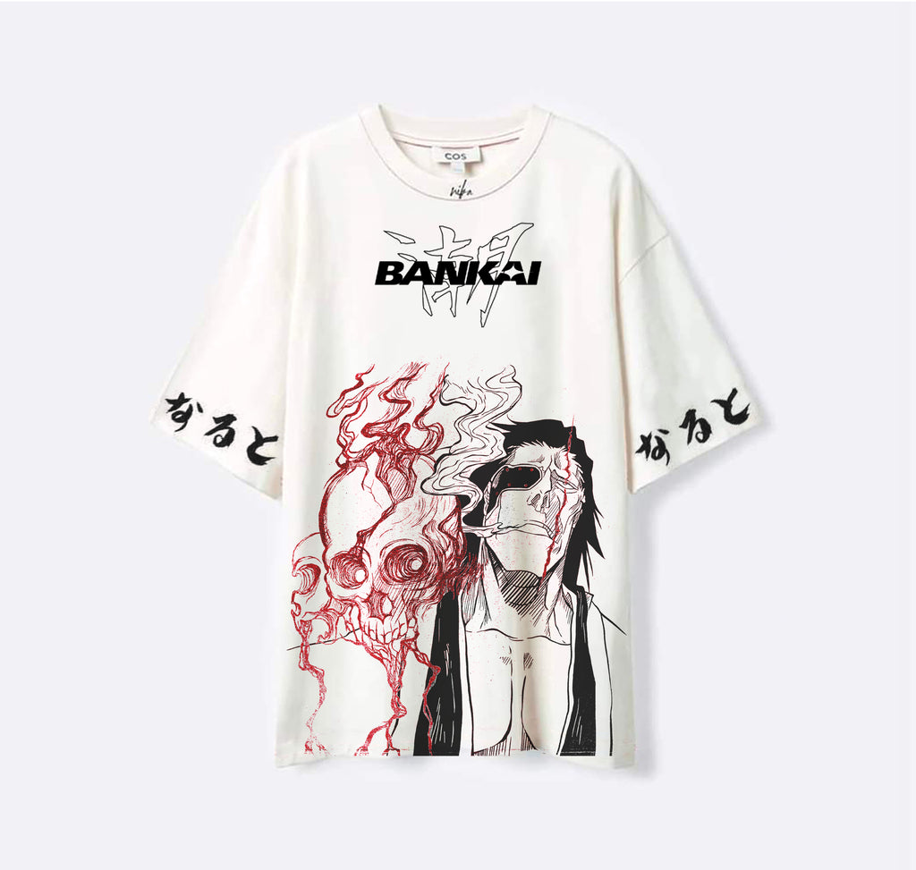 Zaraki kenpachi - Bleach - Blanc - Tshirt
