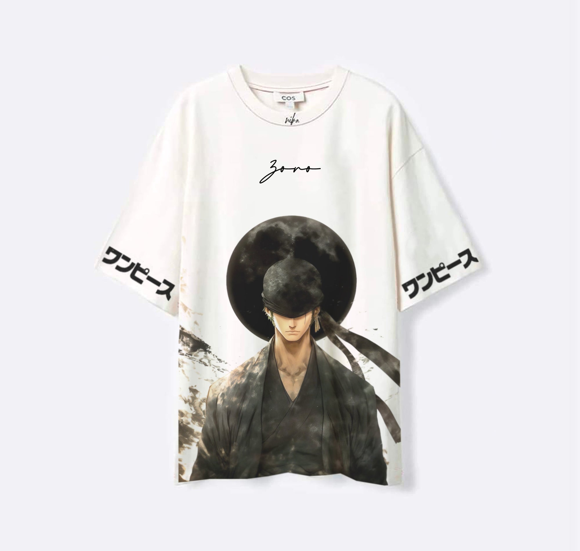 Roronoa Zoro Bandana - One piece - Blanc - T-shirt